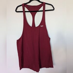 MP Activewear Women's Burgundy Athletic Tank Top